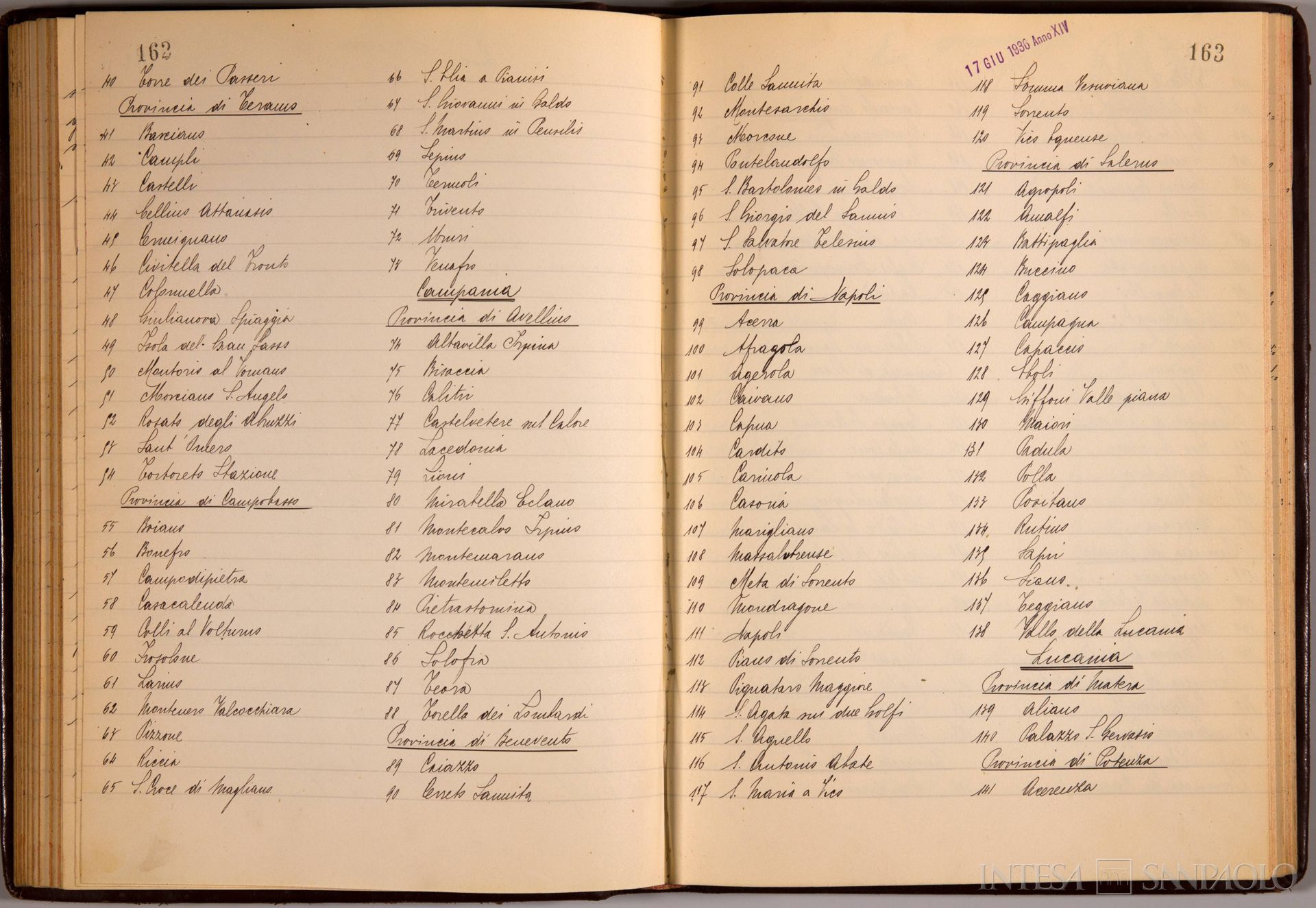 Banco di Napoli, Verbali del Consiglio di Amministrazione, delibera n. 30 relativa all'incorporazione della Banca Agricola Commerciale del Mezzogiorno, 17 giugno 1936 (Archivio Storico del Banco di Napoli)