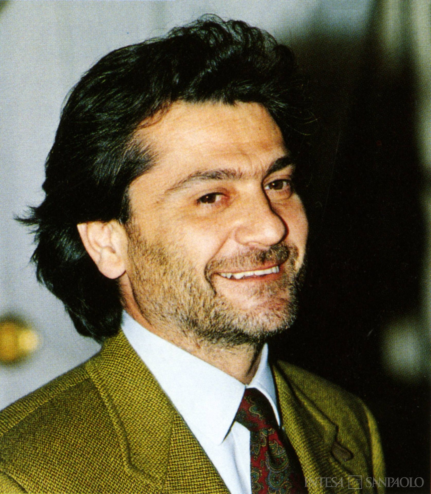 Banca del Monte di Parma, il presidente Franco Gorreri fotografia tratta dal bilancio del 1993 (fotografo sconosciuto)