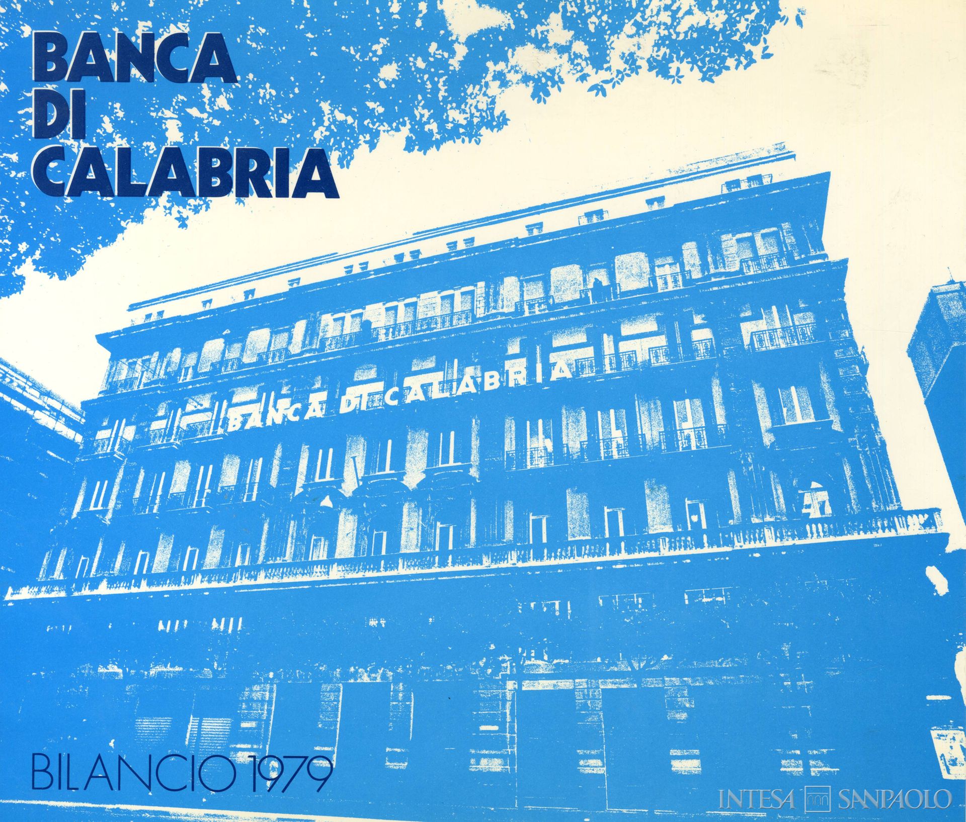Banca di Calabria, copertina del bilancio del 1979