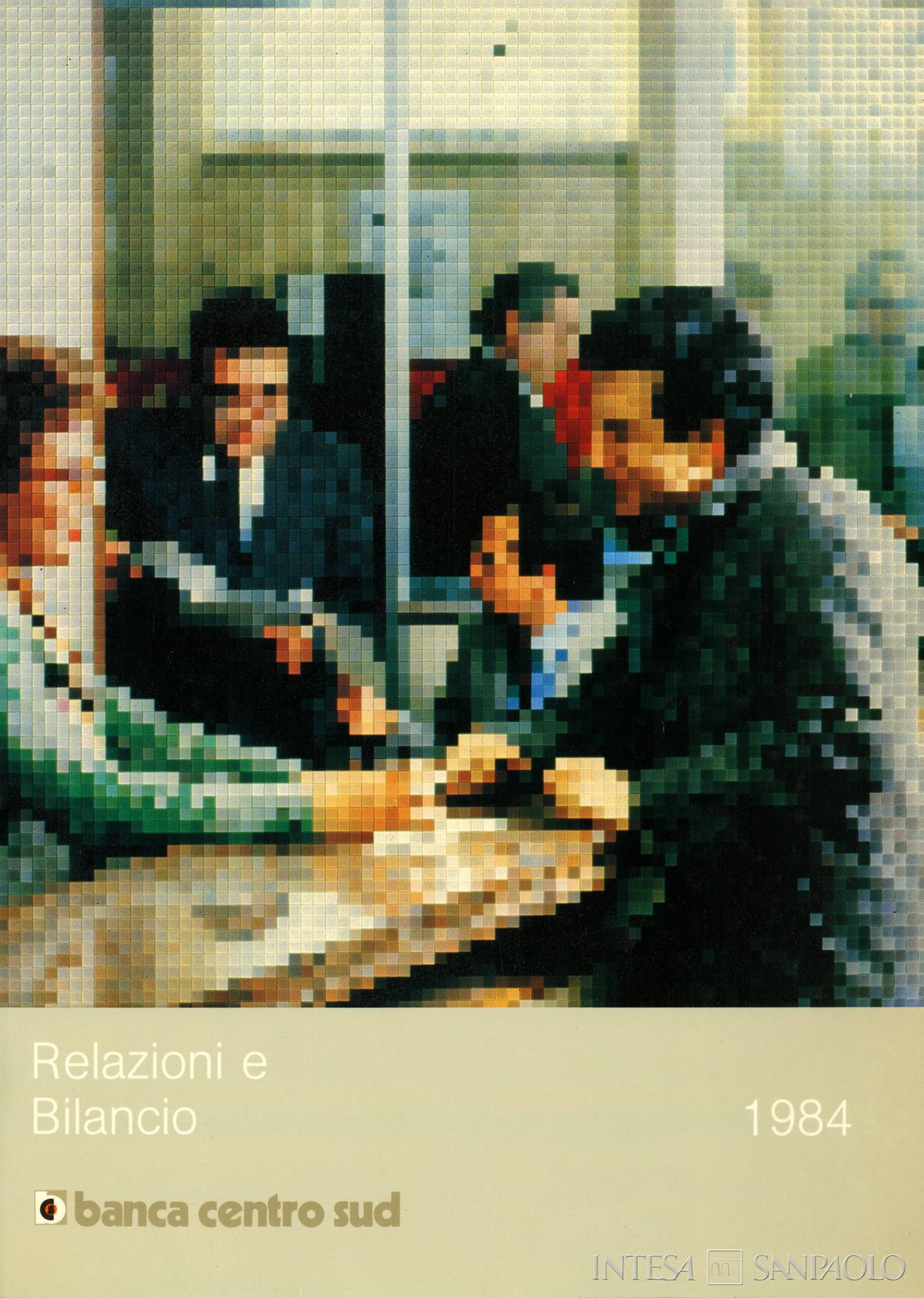 Banca Centro Sud, frontespizio della pubblicazione Relazioni e bilancio, 1984