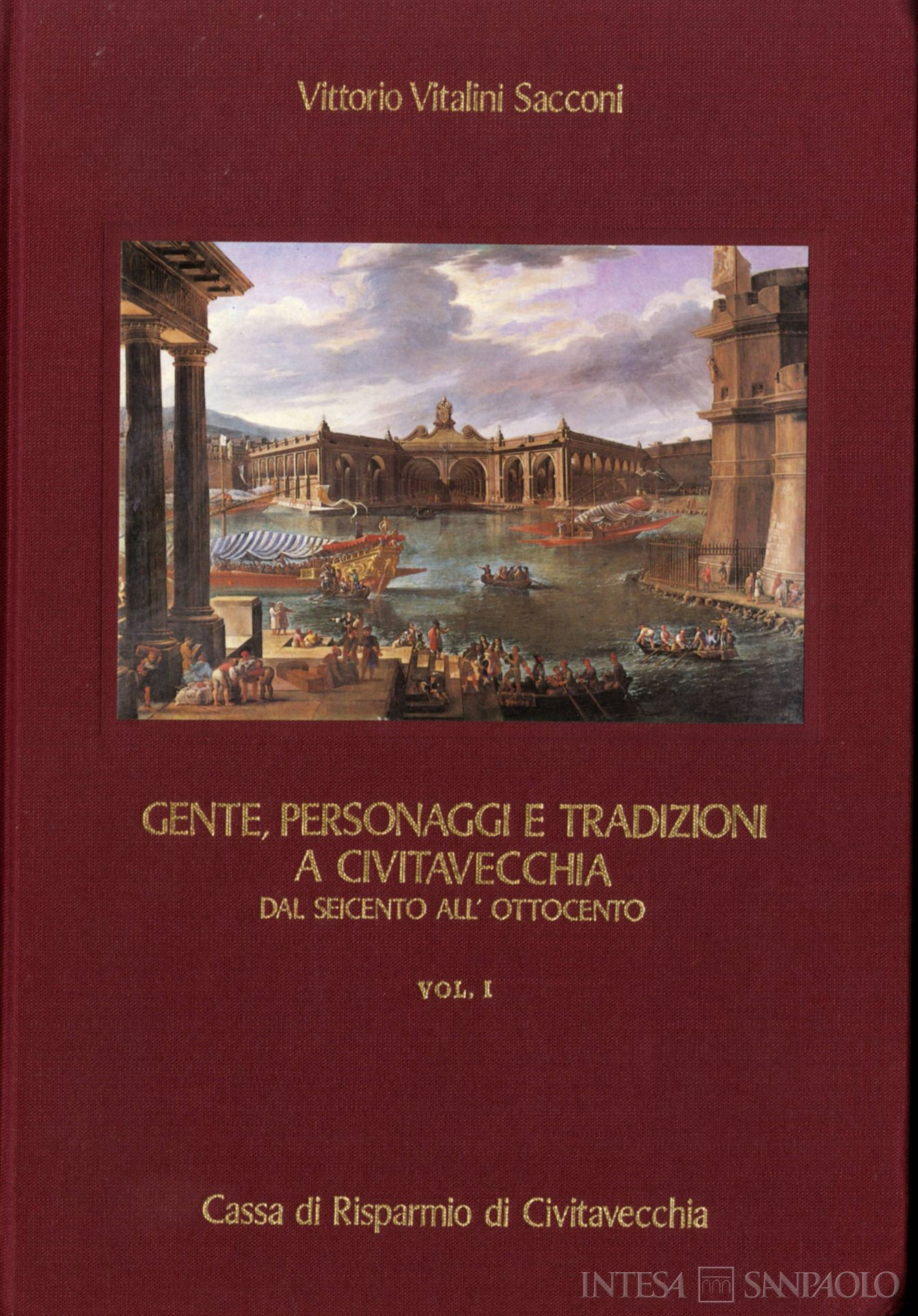 Cassa di Risparmio di Civitavecchia, copertina di una pubblicazione edita dall'istituto, 1982