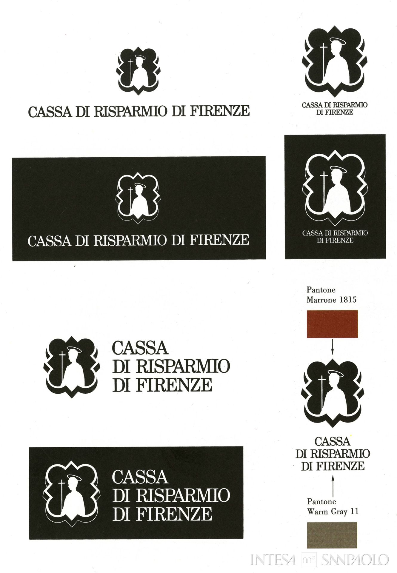 Cassa di Risparmio di Firenze, loghi tratti dalla pubblicazione Le Opere e i Giorni, 1999