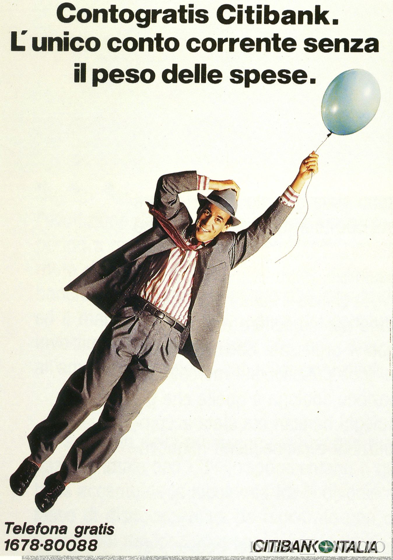 Citibank Italia, pubblicità relativa ai prodotti e ai servizi dell'istituto tratta dal bilancio del 1988