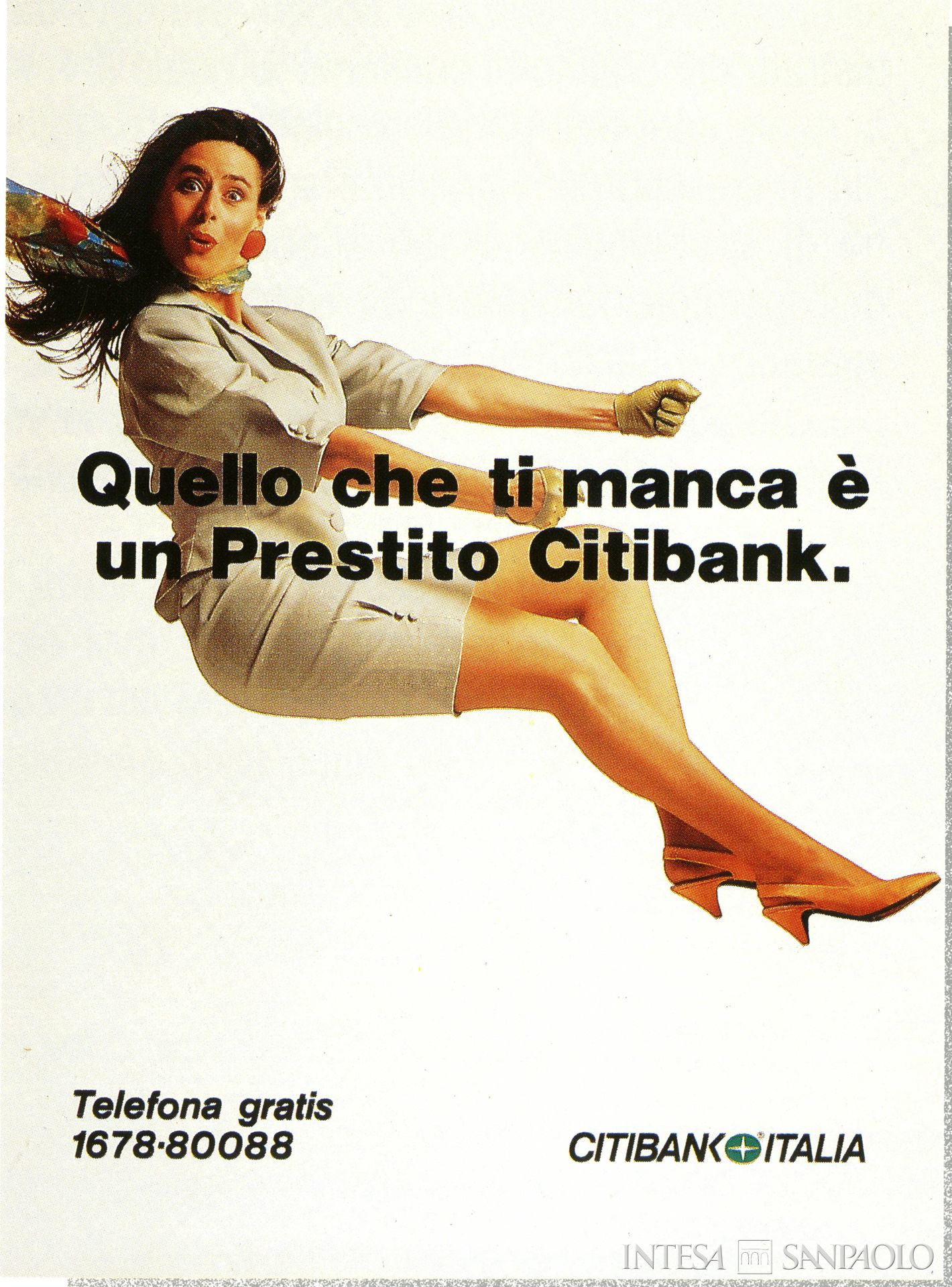 Citibank Italia, pubblicità relativa ai prodotti e ai servizi dell'istituto tratta dal bilancio del 1988