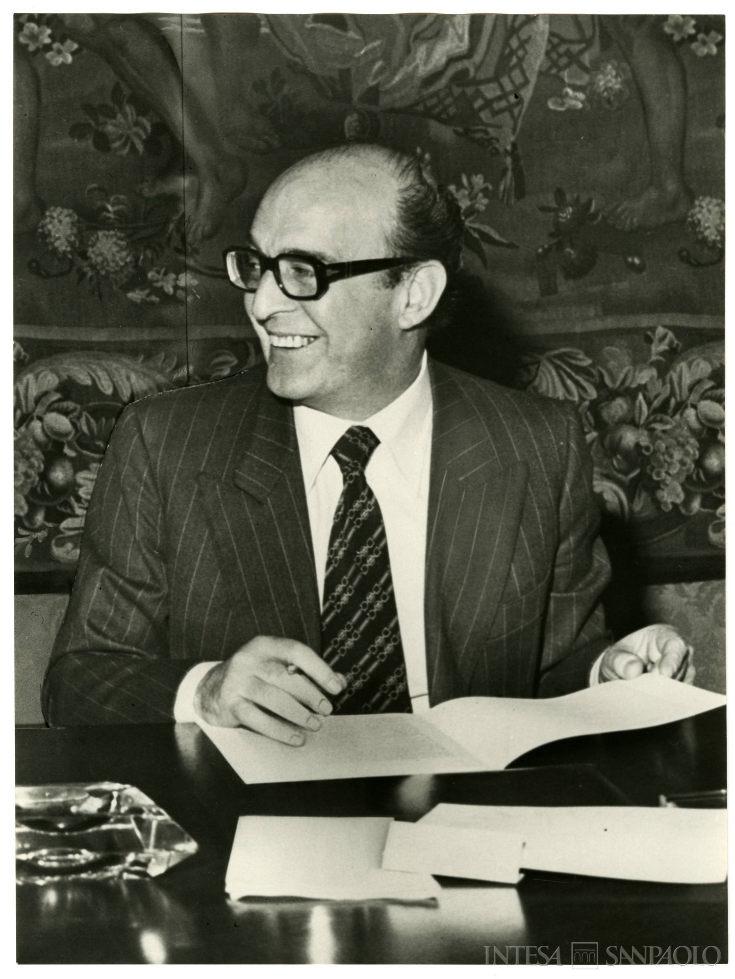 Istituto Mobiliare Italiano, il presidente Luigi Arcuti, [1981] (fotografia di Foto Moisio)
