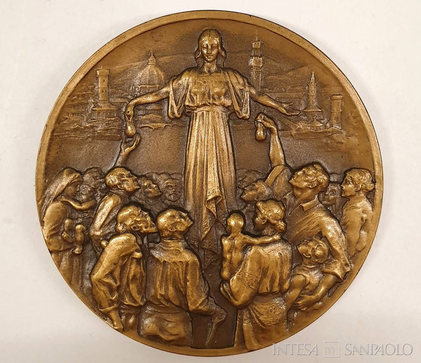 Cassa di Risparmio di Firenze, medaglia commemorativa del centenario dell'istituto (fronte), 1929