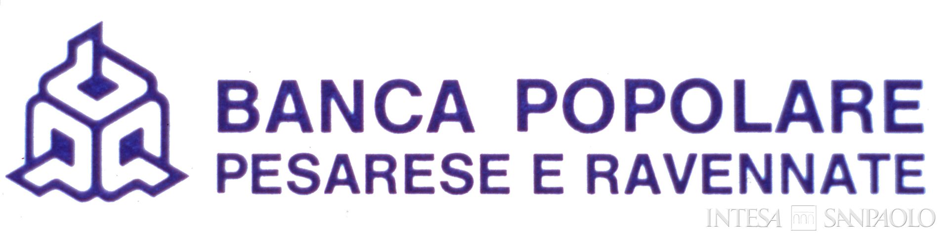 Banca Popolare Pesarese e Ravennate, riproduzione del marchio, anni Novanta (fotografo sconosciuto)