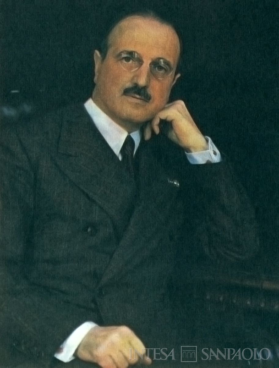Istituto Mobiliare Italiano, Vincenzo Azzolini, ritratto conservato dall'Archivio Storico della Banca d'Italia.