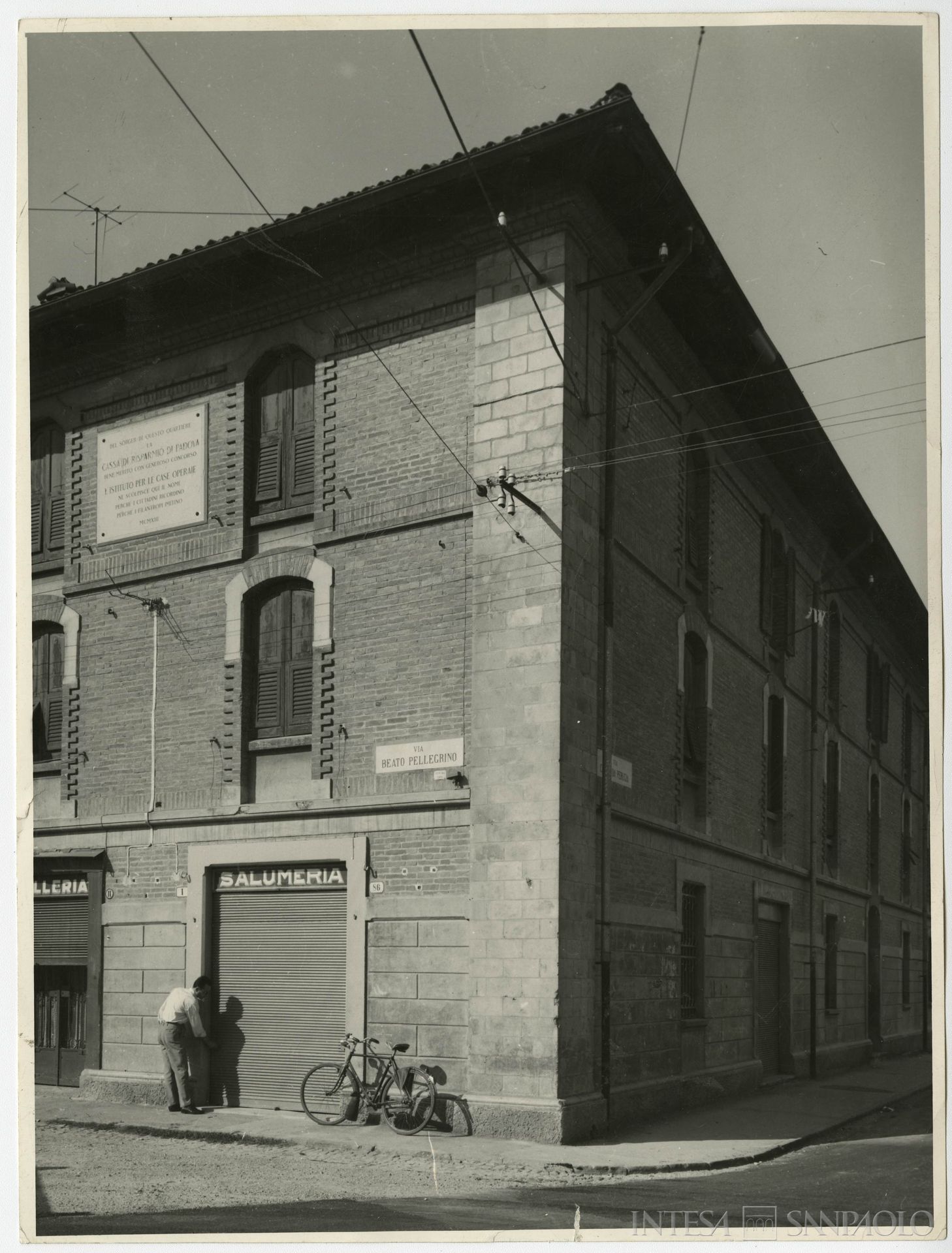 Cassa di Risparmio di Padova, Istituto per le case operaie finanziato dalla Cassa di Risparmio di Padova nel 1913 (fotografo sconosciuto)