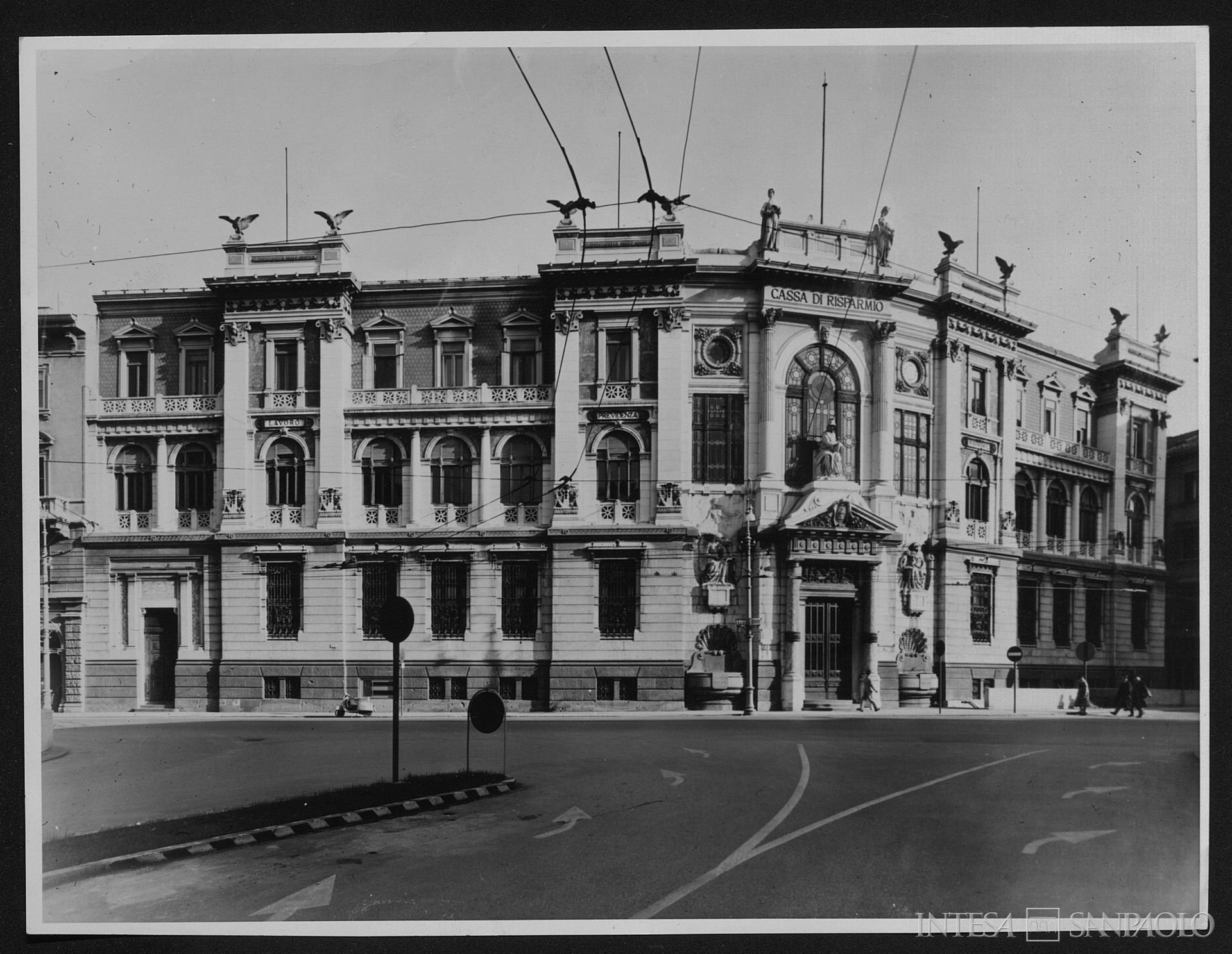 Cassa di Risparmio di Padova e Rovigo, Padova, Palazzo Donghi, anni Sessanta (fotografo sconosciuto)