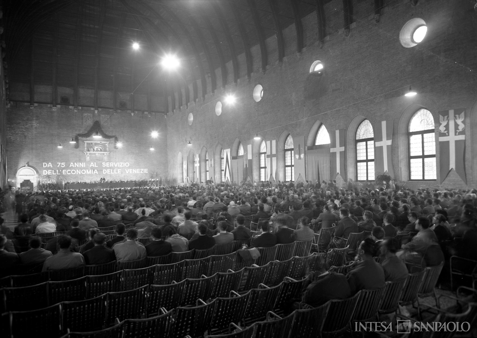 Banca Cattolica del Veneto, celebrazioni per il 75° anniversario di fondazione, 1967 (fotografia di Tapparo & Trentin)