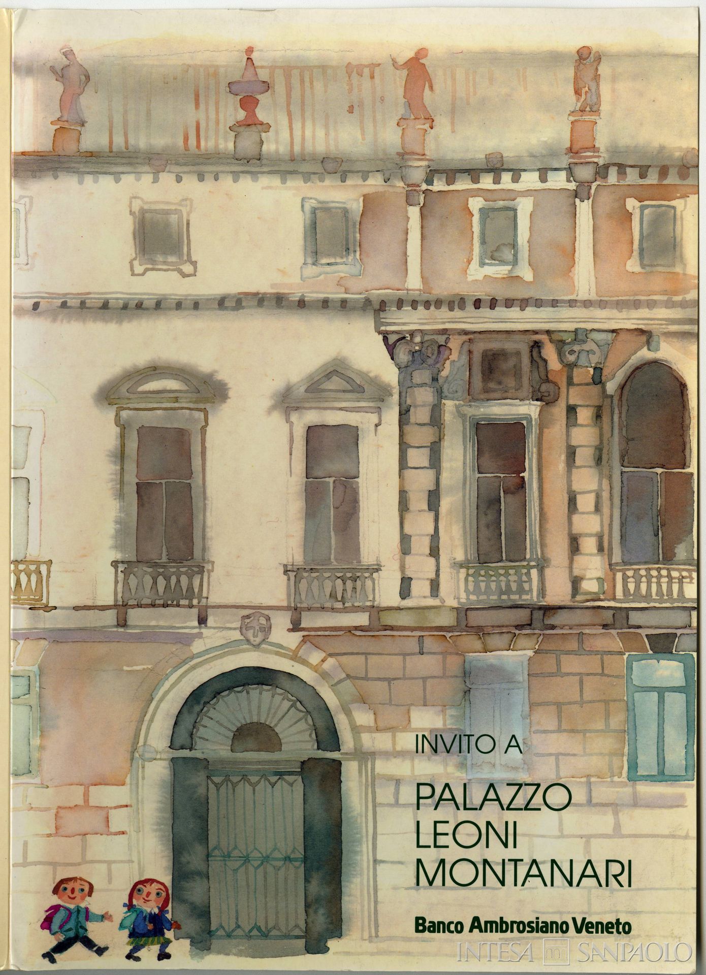 Banco Ambrosiano Veneto, frontespizio della pubblicazione edita dall'Istituto Invito a Palazzo Leoni Montanari, 2000