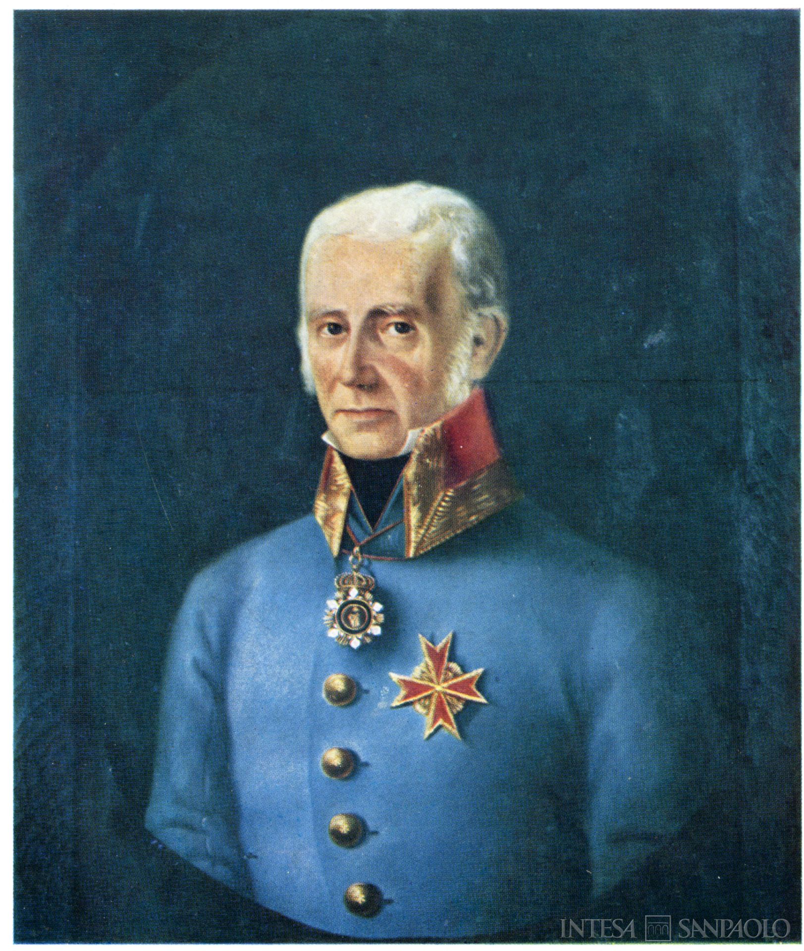 Cassa di Risparmio di Gorizia, Giuseppe Thurn Hoffer, fondatore del Monte di Pietà di Gorizia, dipinto tratto da Il Monte di Pietà e la Cassa di Risparmio di Gorizia nella economia della Provincia isontina, 1967 (pittore sconosciuto)