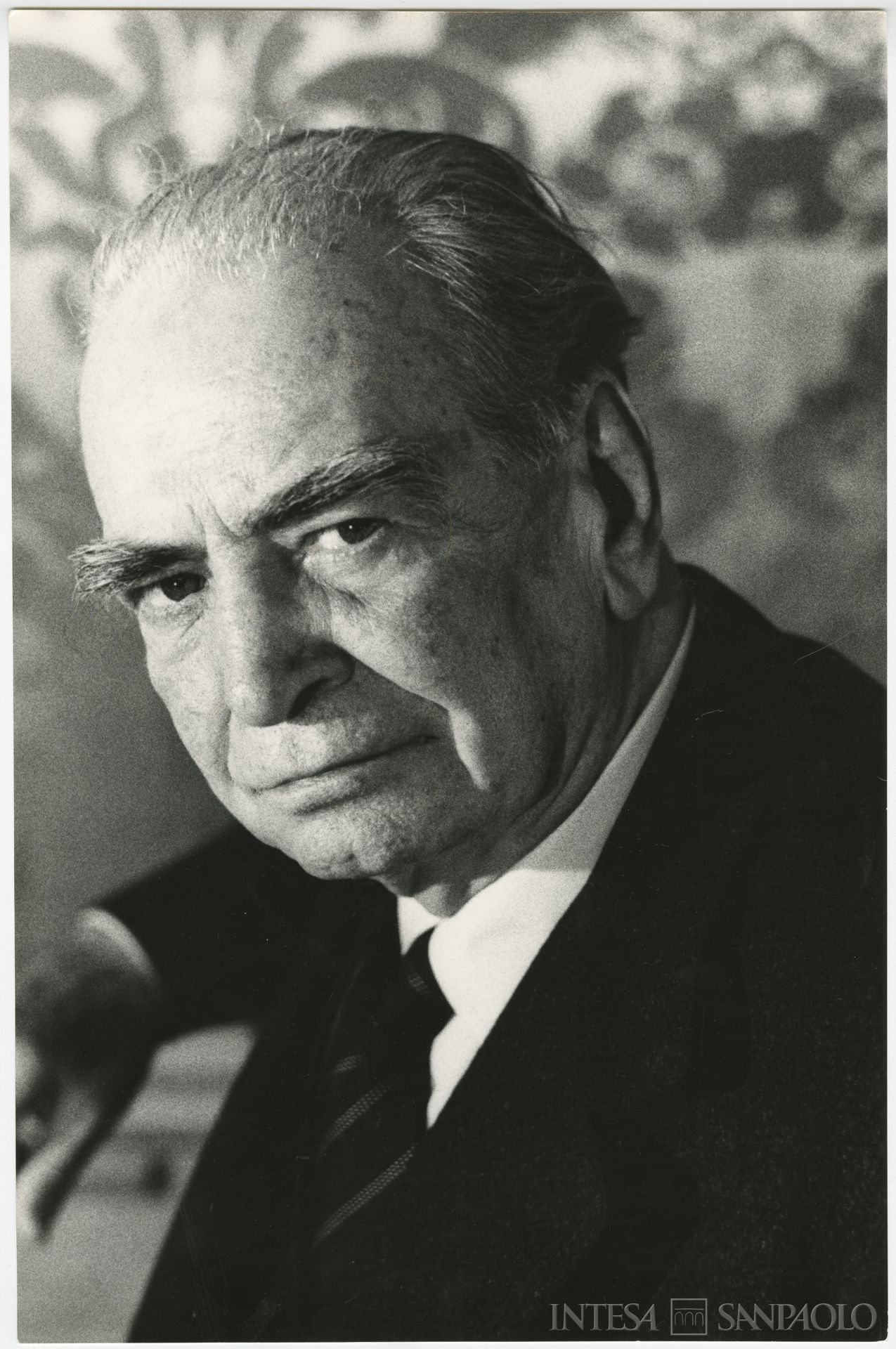 Banca Commerciale Italiana, Raffaele Mattioli alla Rappresentanza di Roma, 1966 (fotografia di Franco Pinna)