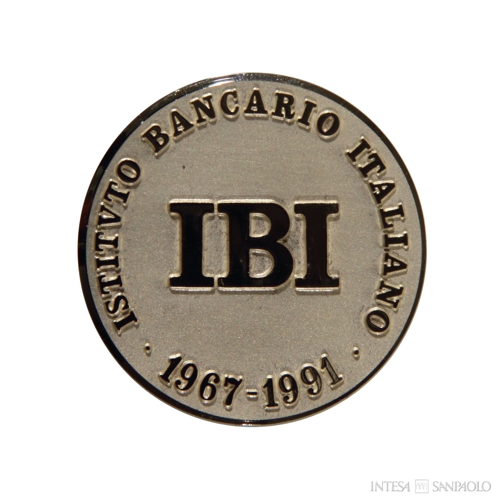 Istituto Bancario Italiano, medaglia celebrativa della fusione tra l'Istituto e Cariplo, 1991
