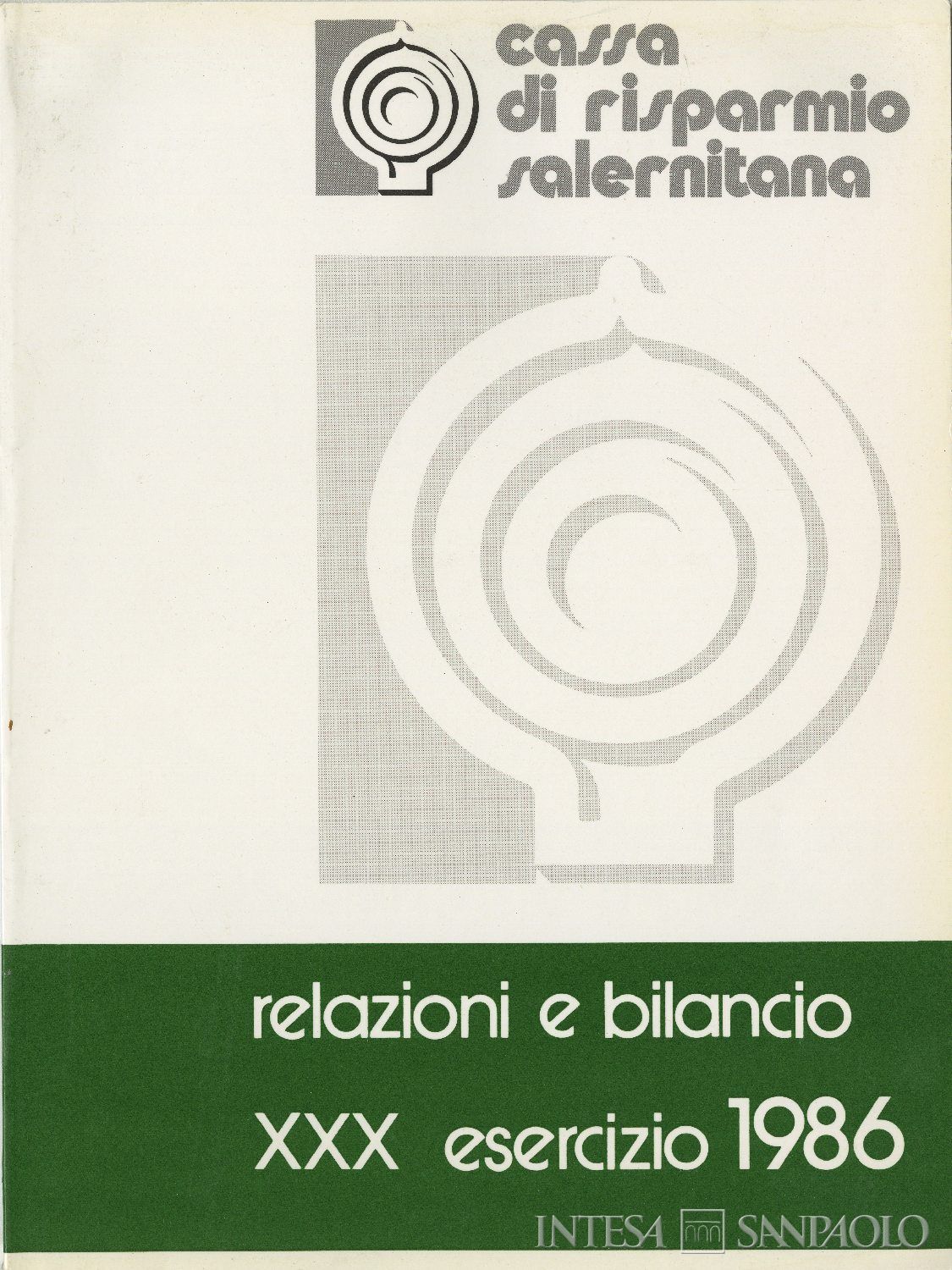 Cassa di Risparmio Salernitana, relazioni e bilancio, 1986