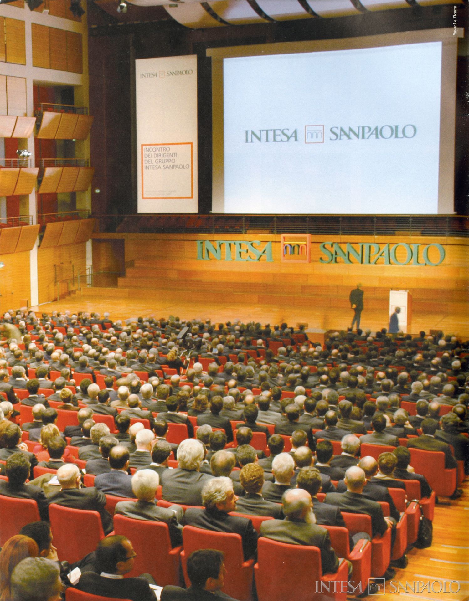 Intesa Sanpaolo, Torino, Centro Congressi Lingotto, incontro dei dirigenti del gruppo, 23 gennaio 2007 (fotografia di Ravani e Ficarra)