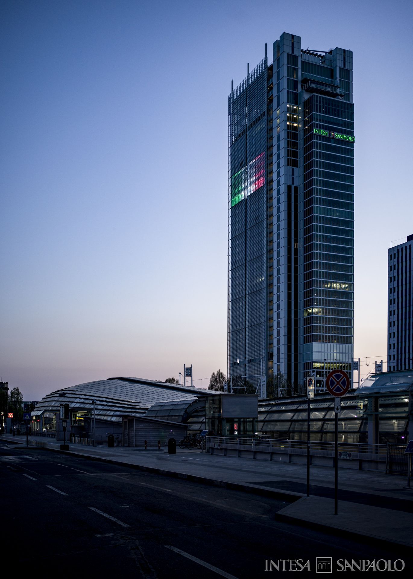 Intesa Sanpaolo, Torino, Grattacielo, nuovo centro direzionale in Corso Inghilterra 3, aprile 2019 (fotografia di Daniele Ratti)