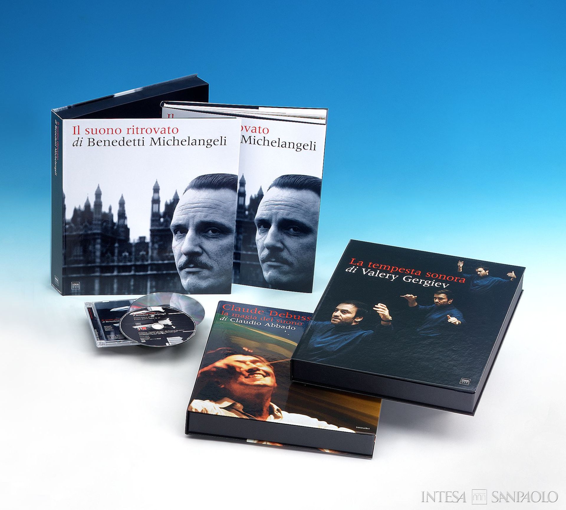 Banca Intesa, prodotti editoriali in ambito musicale, 2002 (fotografia di Valter Maino)