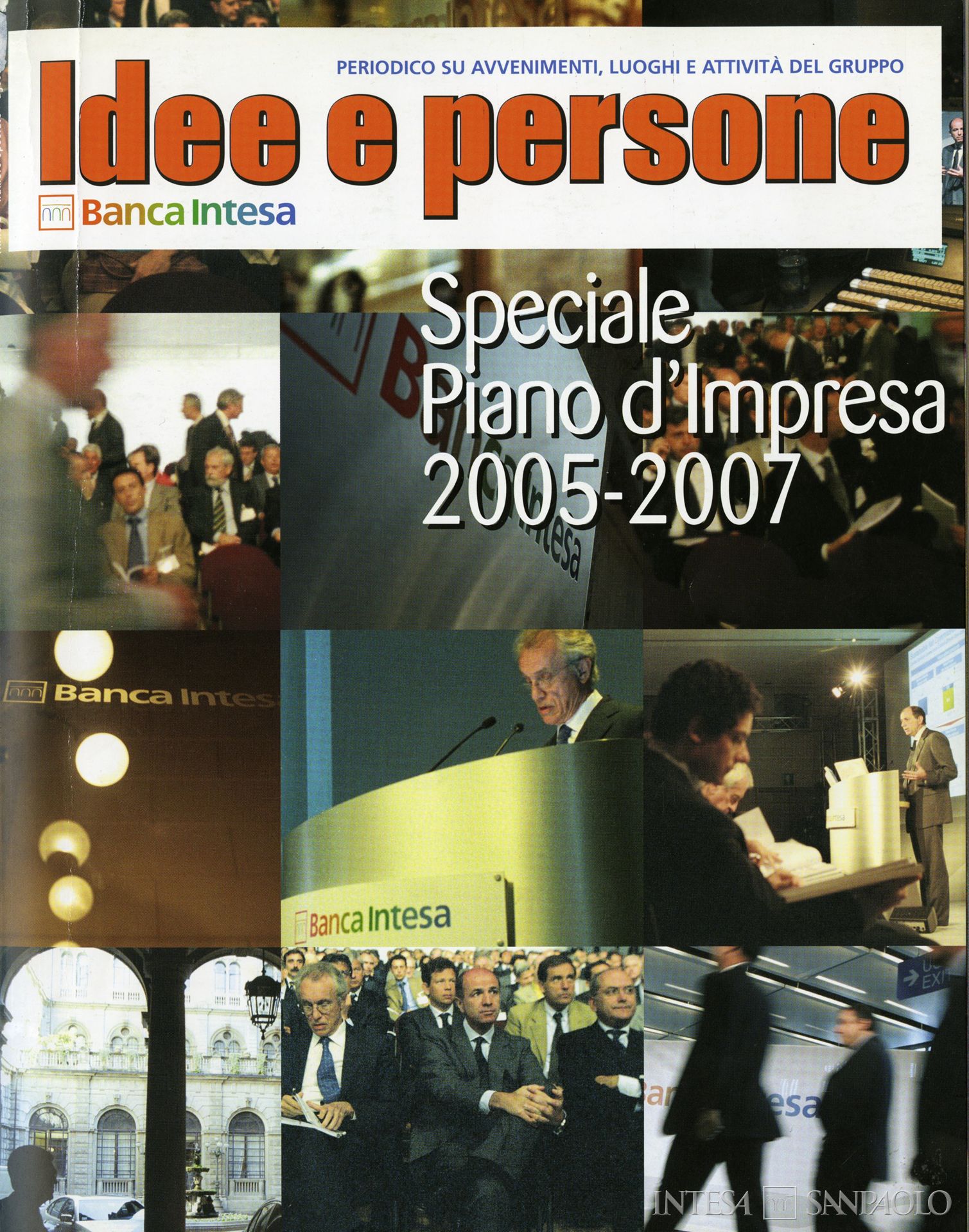 Banca Intesa, copertina dell'house organ Idee e Persone, 2004