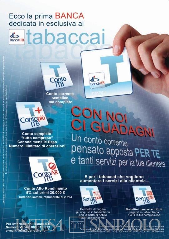 Banca dei Tabaccai, pubblicità, 2009 (Archivio Storico FIT)