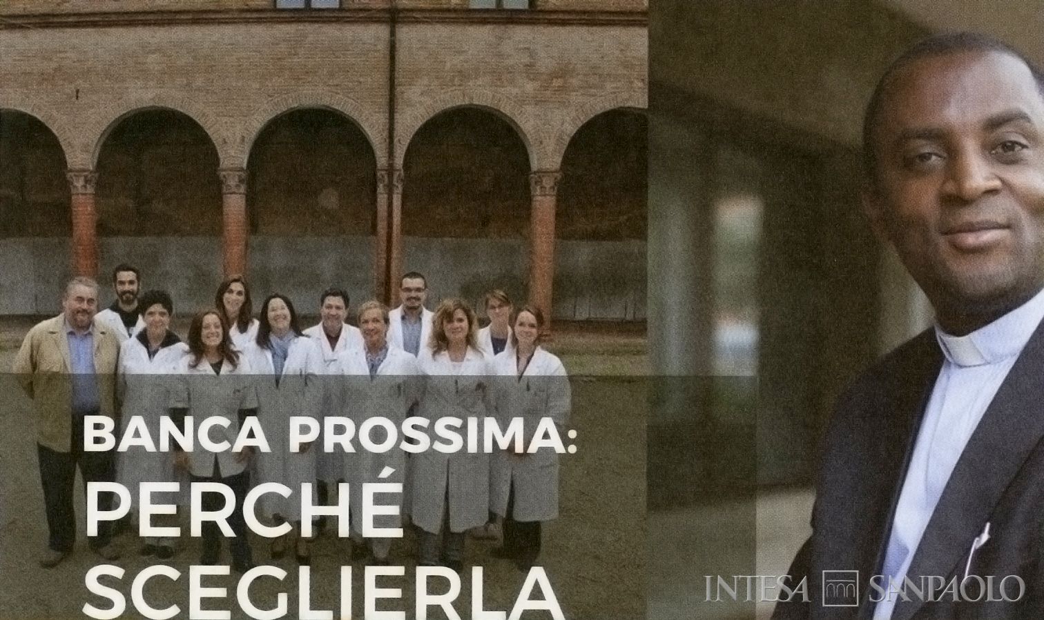 Banca Prossima, dettaglio della pubblicità in occasione del decennale di fondazione, 2018
