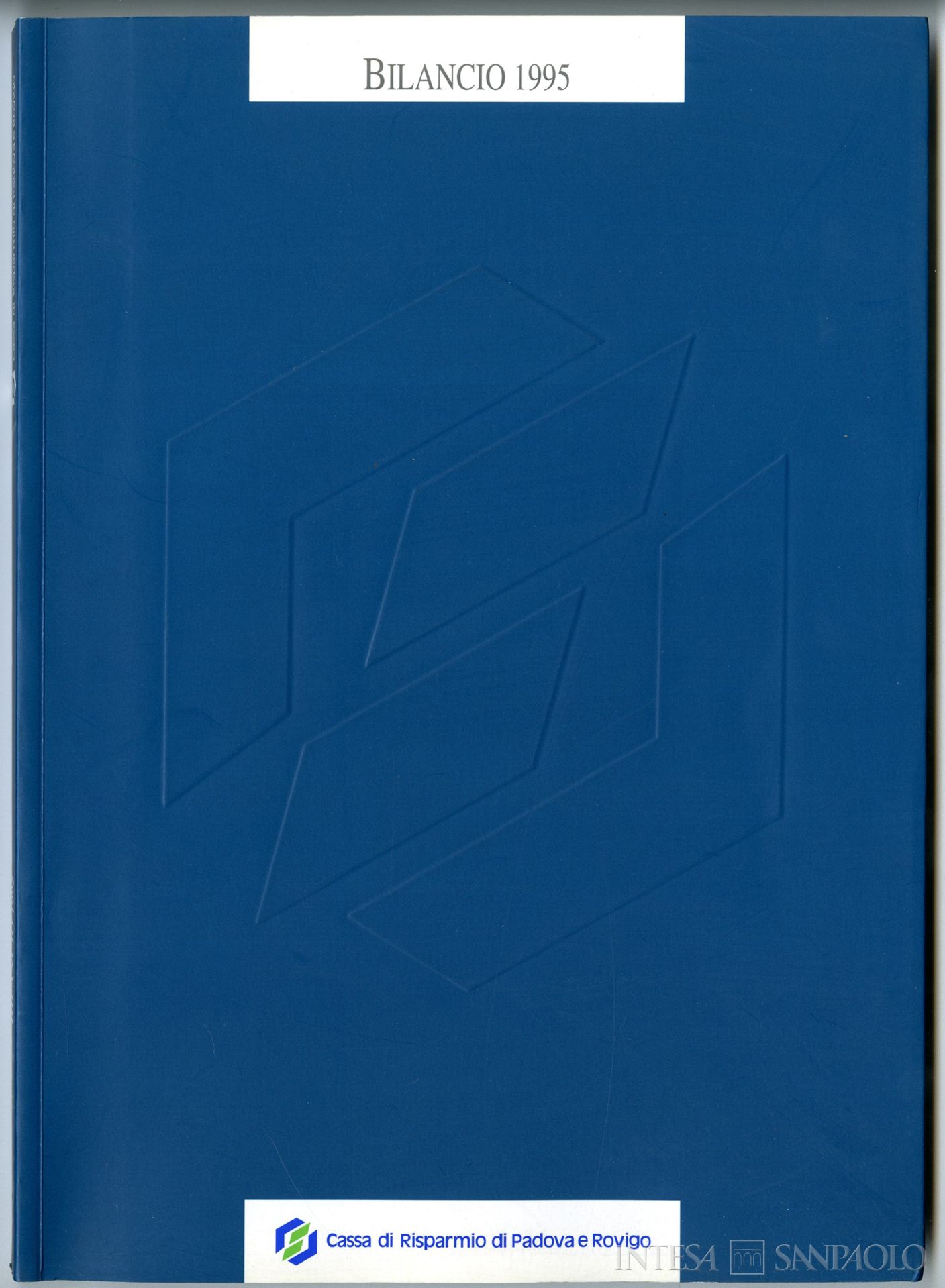 Casse Venete Banca SpA, copertina del bilancio della Cassa di Risparmio di Padova e Rovigo, 1995
