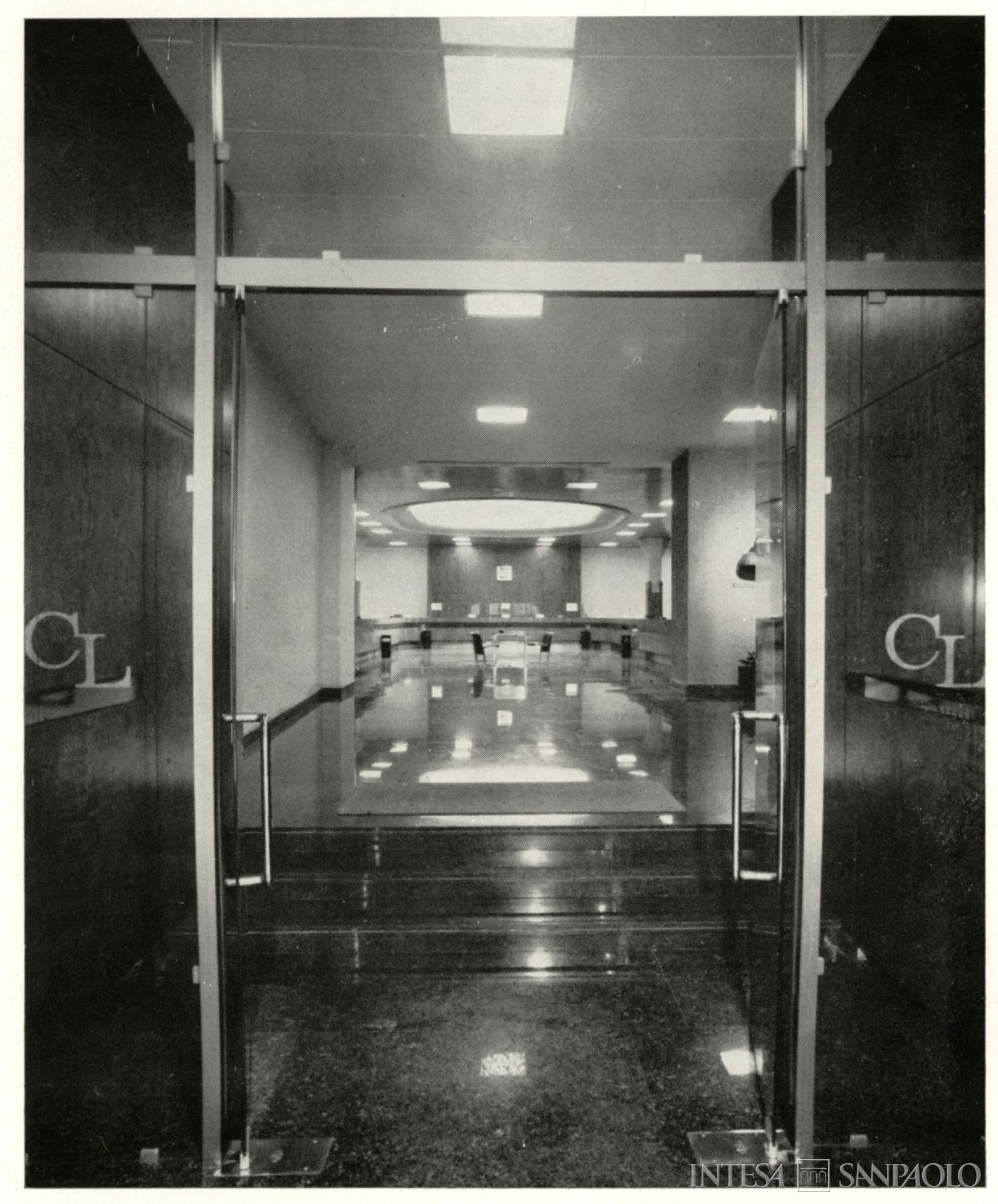 Credito Lodigiano, Interno della sede sociale a Lodi tratto dallo Statuto del 1973