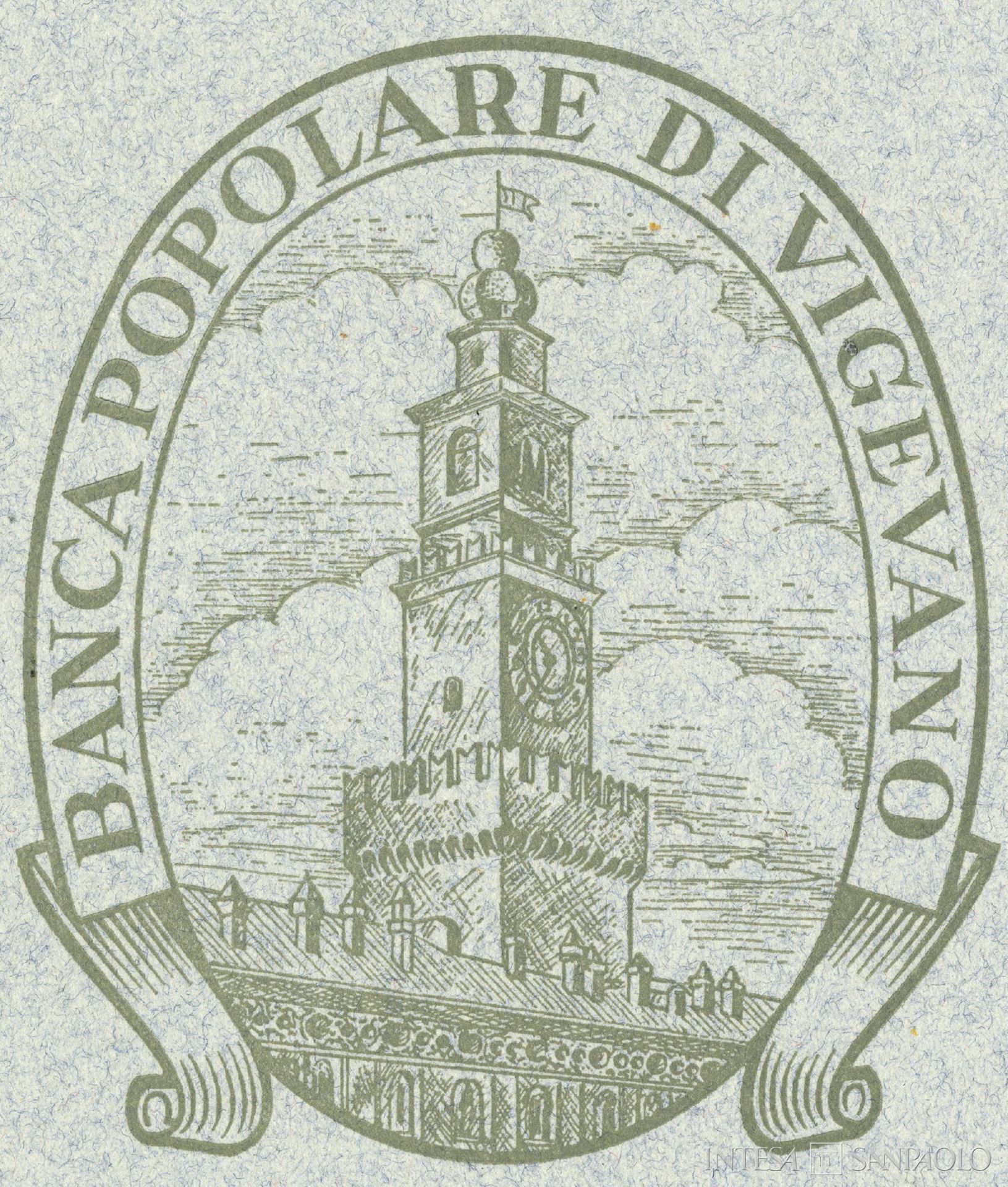 Banca Popolare di Vigevano, stemma dal documento Relazioni e bilancio, 1974