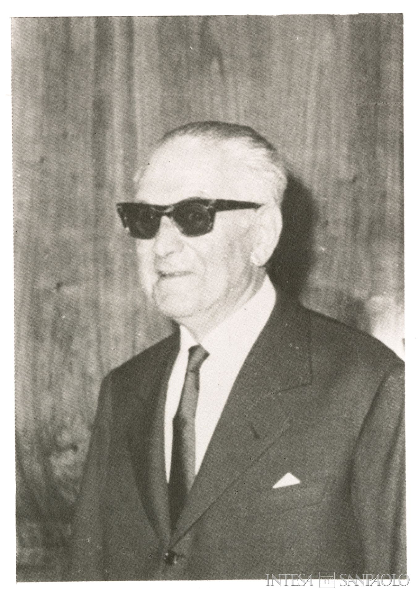 anca Popolare di Vigevano, il Presidente Carlo Alberto Cazzani, tratto da 1° Centenario Banca Popolare di Vigevano 1872-1972, 1972
