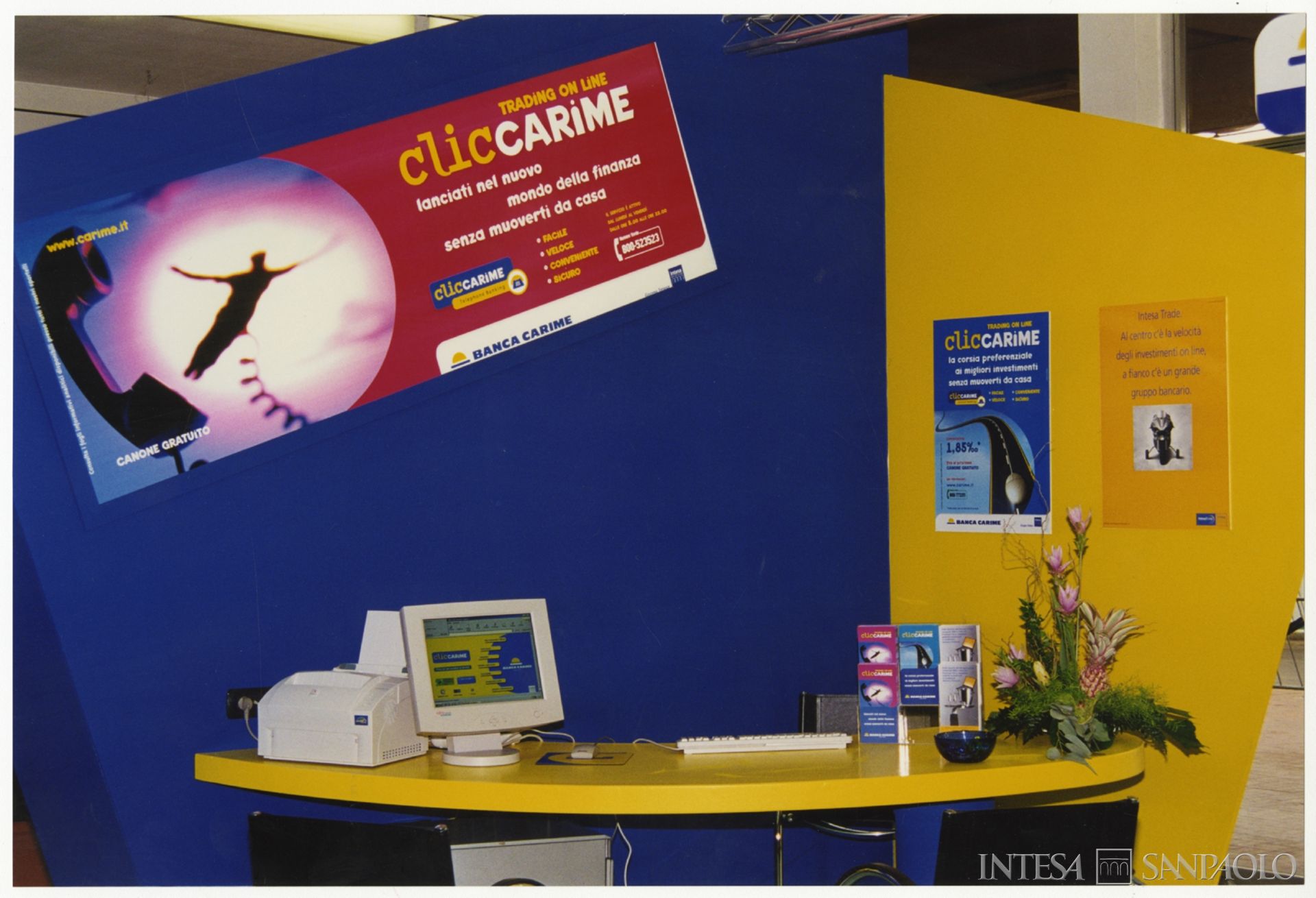 Banca Carime, stand dell'Istituto alle fiere di Bari, Foggia e Cosenza, post 2000