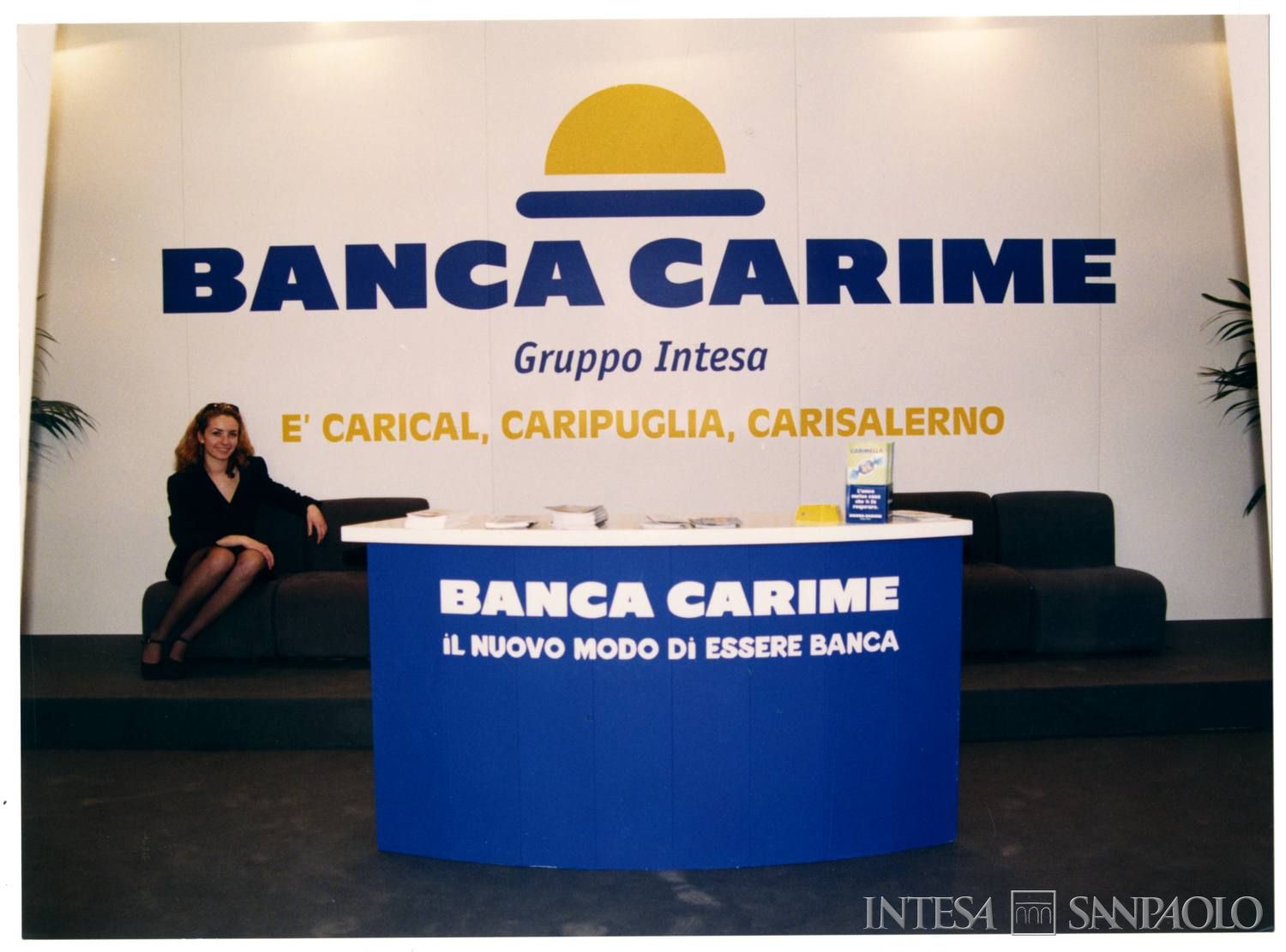 Banca Carime, stand dell'Istituto alle fiere di Bari, Foggia e Cosenza, post 2000