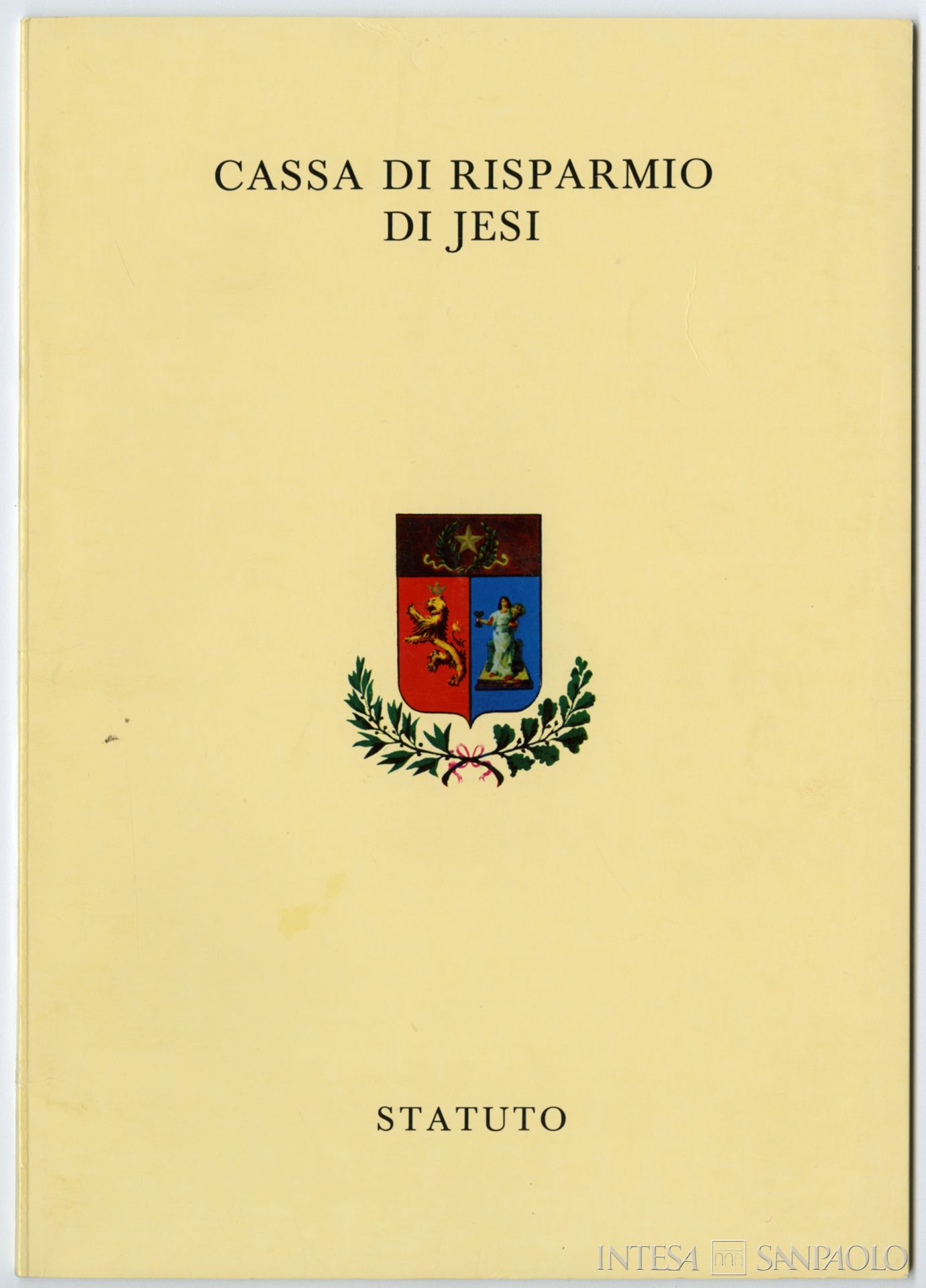 Cassa di Risparmio di Jesi, statuto, 1972