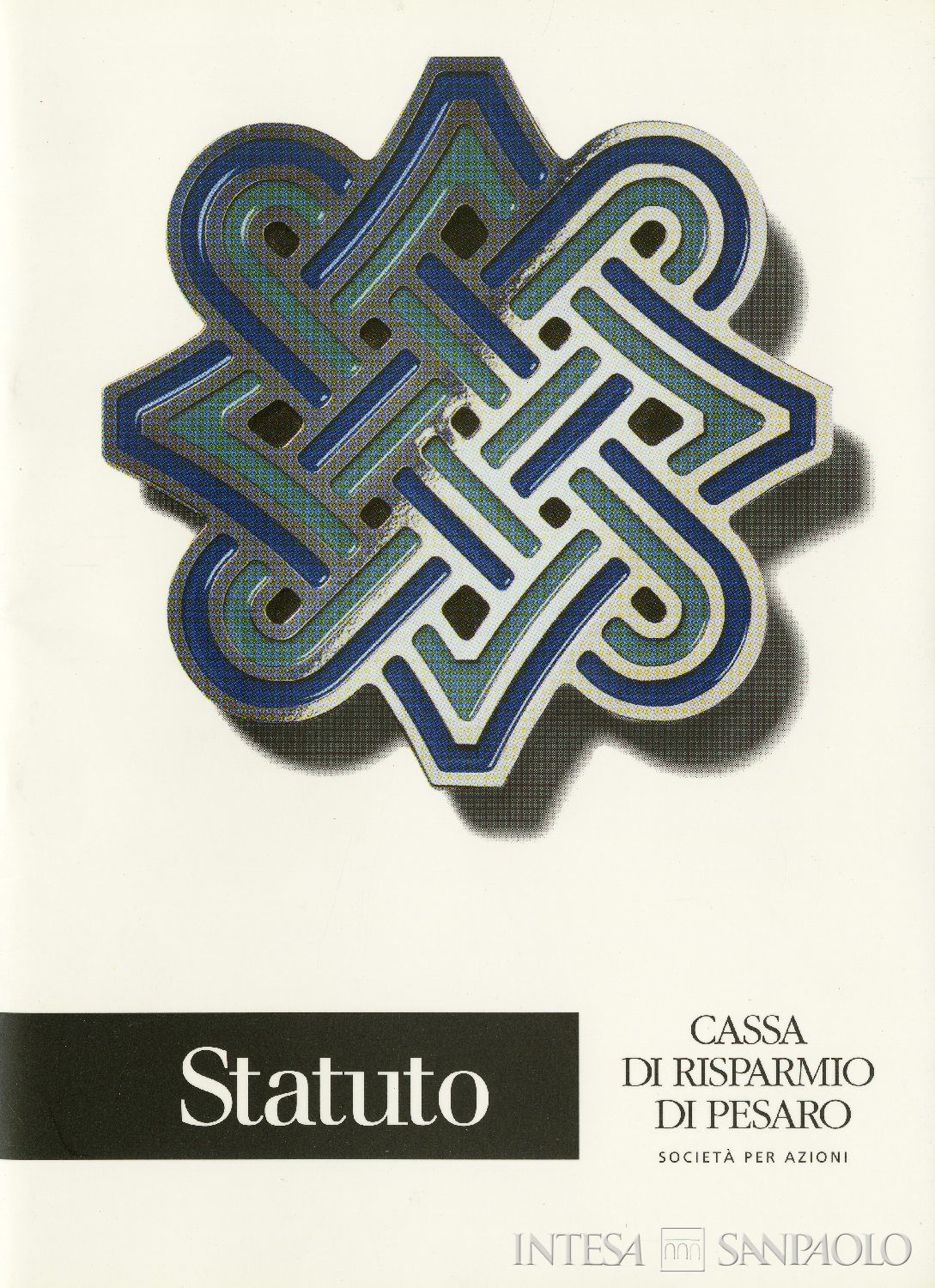 Cassa di Risparmio di Pesaro, statuto, 1992