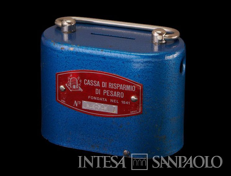 Cassa di Risparmio di Pesaro, salvadanaio, anni Settanta