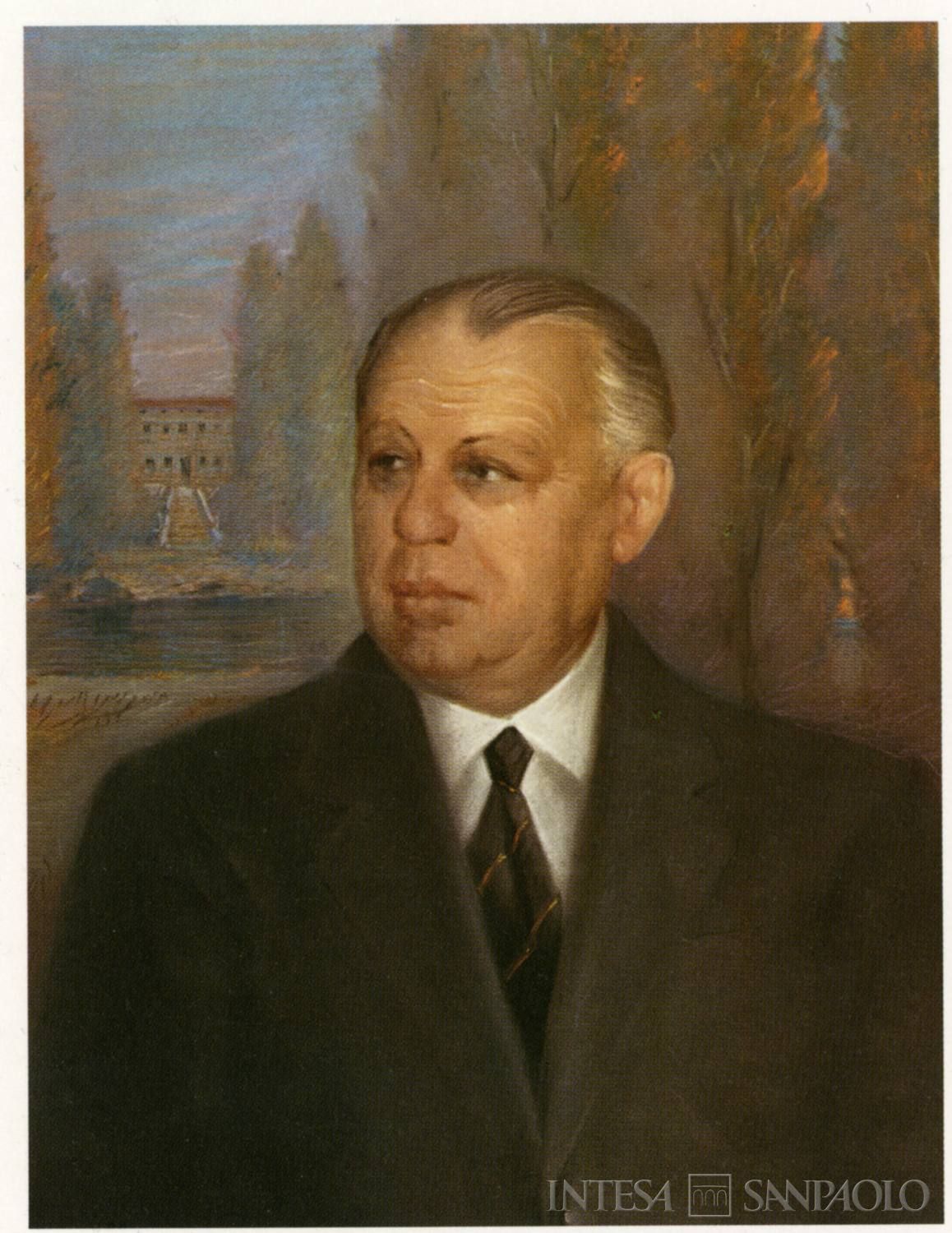 Credito Agrario Bresciano, il presidente Pietro Fenaroli, ritratto s.d. tratto da La Banca Credito Agrario Bresciano e un secolo di sviluppo (vol. II, Brescia, 1983) p. 556