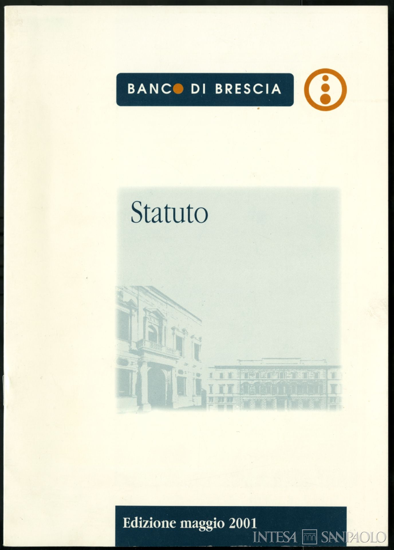 Banco di Brescia San Paolo CAB, statuto, 2001