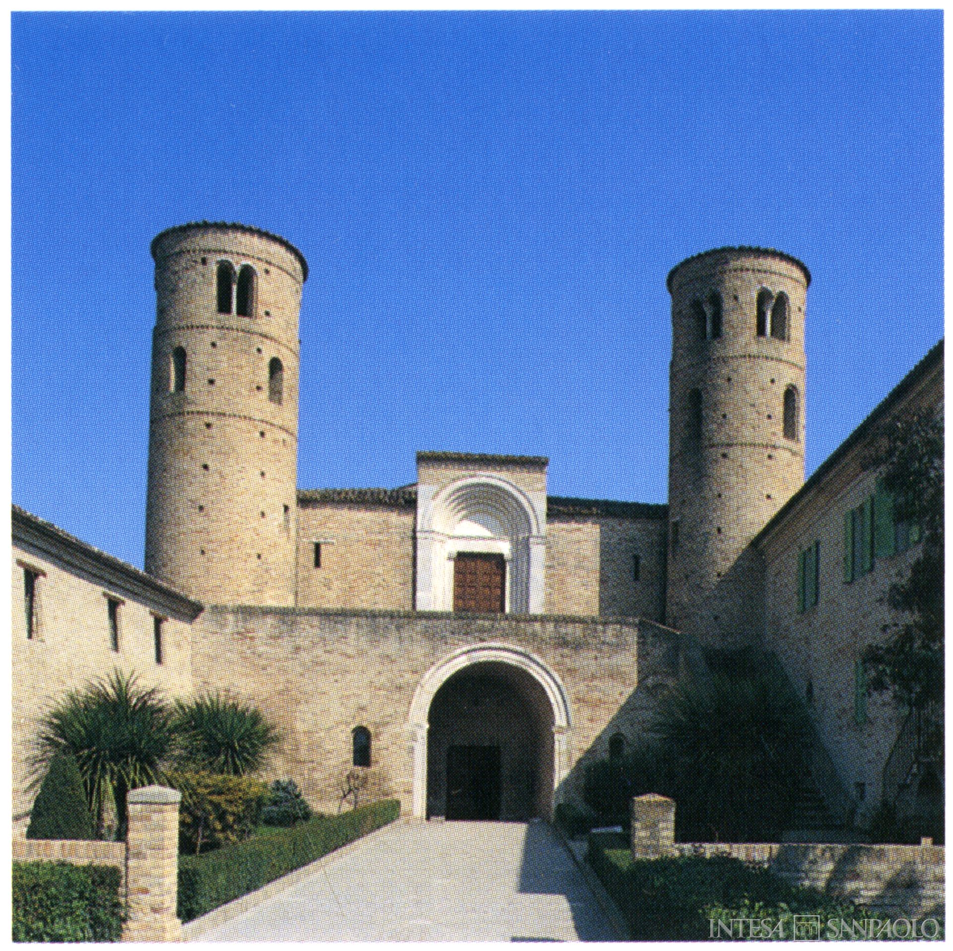 Banca Paolo Bertolazzi di Corridonia, San Claudio del Chienti, [2007], tratta da Dante Ferretti, Marche: gente e terra, Banca delle Marche-Mondadori Electa, 2007, p. 156, in Archivio Storico Intesa Sanpaolo, Sezione bibliografica, CONS/GRUPPO/446