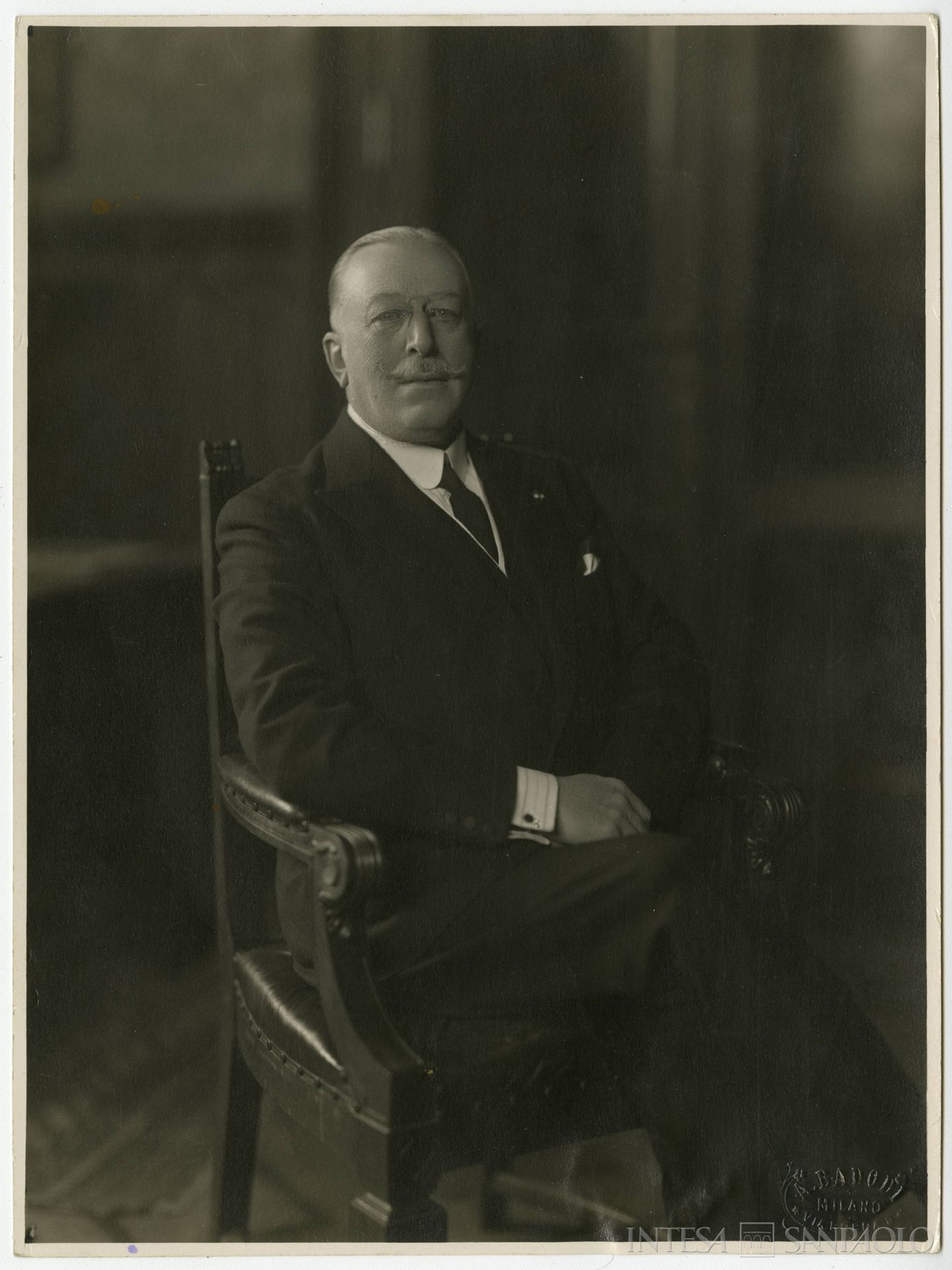 Cassa di Risparmio delle Provincie Lombarde, Giuseppe De Capitani D'Arzago, [1920-1930] (fotografia di Attilio Badodi)