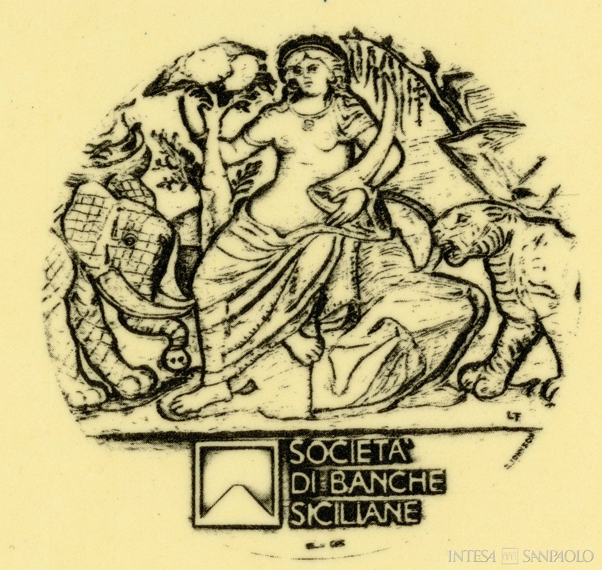 Società di Banche Siciliane, logo dell'istituto, 1991