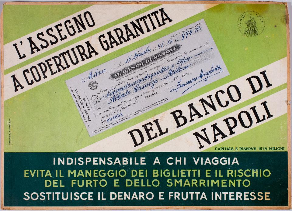 Banco Di Napoli - Intesa Sanpaolo - Mappa Storica Italia